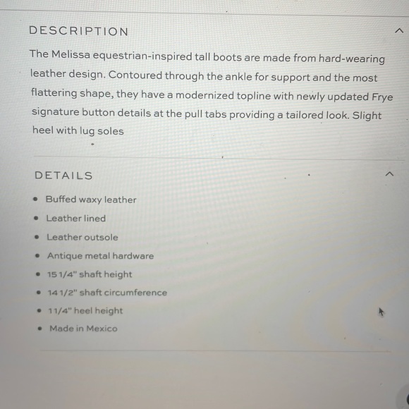 Frye Melissa boot in smoke sz 5.5 - Picture 5 of 5